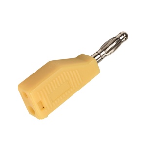 4mm Stackable Plugs - Standard - Yellow